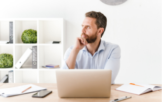 Man comparing the difference between therapist, psychologist, psychiatrist, or life coach